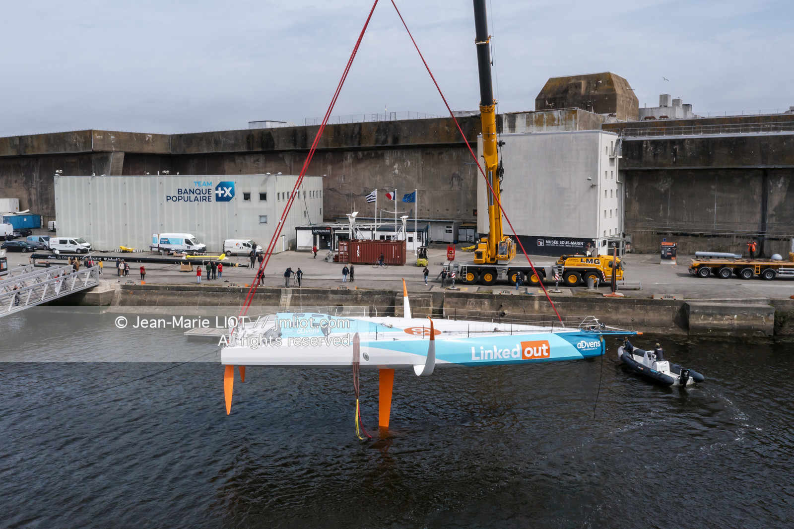 THOMAS RUYANT 2022 - MISE A L’EAU IMOCA LINKEDOUT