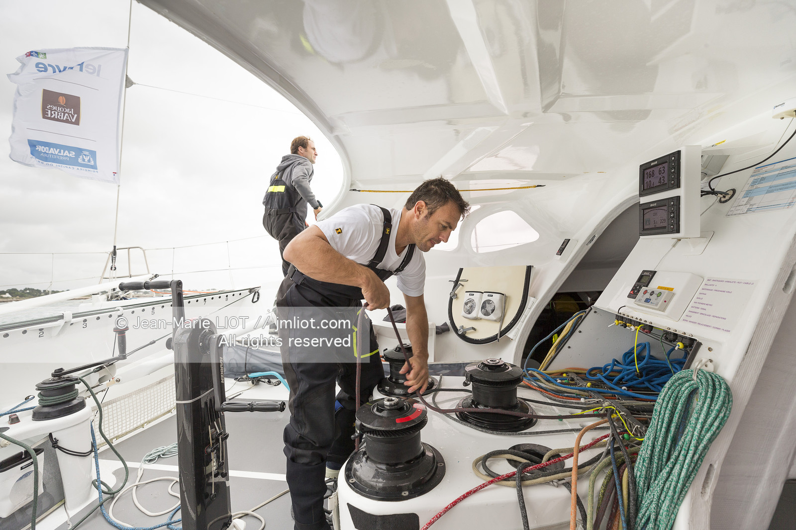 SAILING - TRANSAT JACQUES VABRE 2017 - FENETREA MIX BUFFET - ERWAN LE ROUX - VINCENT RIOU