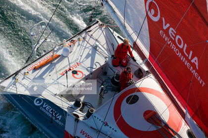 DEPART DE LA TRANSAT JACQUES VABRE.