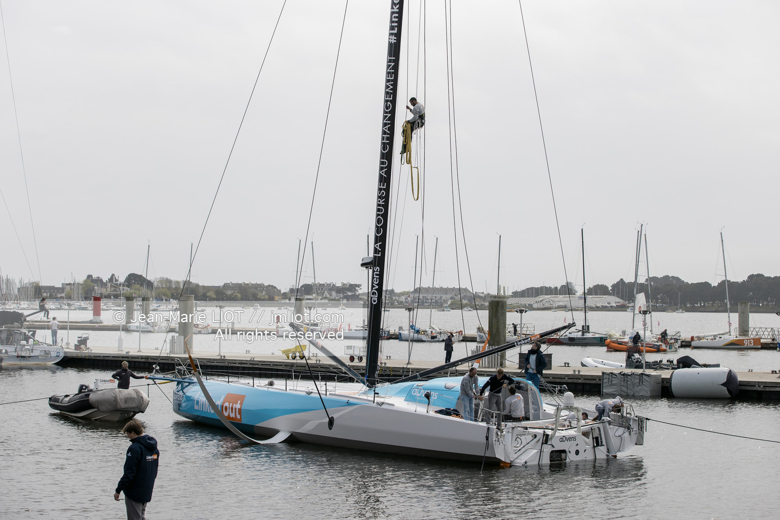 THOMAS RUYANT 2022 - MISE A L’EAU IMOCA LINKEDOUT