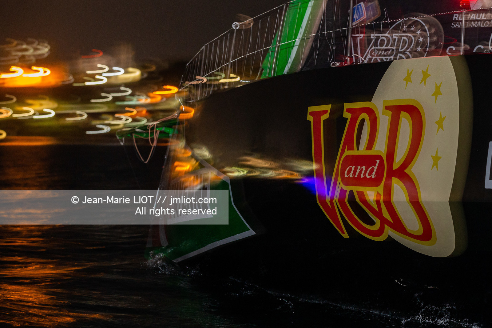 .Transat Jacques Vabre 2019, arrival in Salvador de Bahia, Maxime Sorel and Guillaume Le Brec aboard Imoca V and B on November 12, 2019.Photo © Jean-Marie Liot   AleA