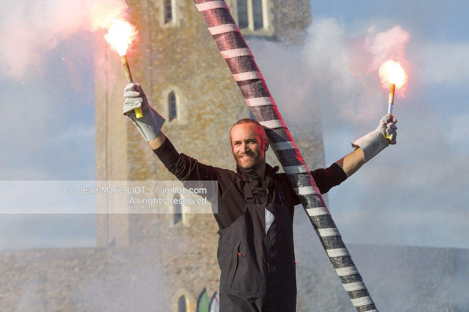VENDEE GLOBE 2016-2017 - FABRICE AMEDEO - NEWREST-MATMUT - ARRIVEE