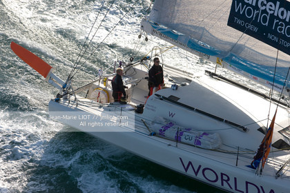 DEPART DE LA TRANSAT JACQUES VABRE.