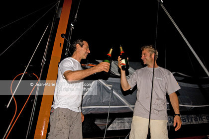 TRANSAT JACQUES VABRE 2011-ARRIVEE SAFRAN.