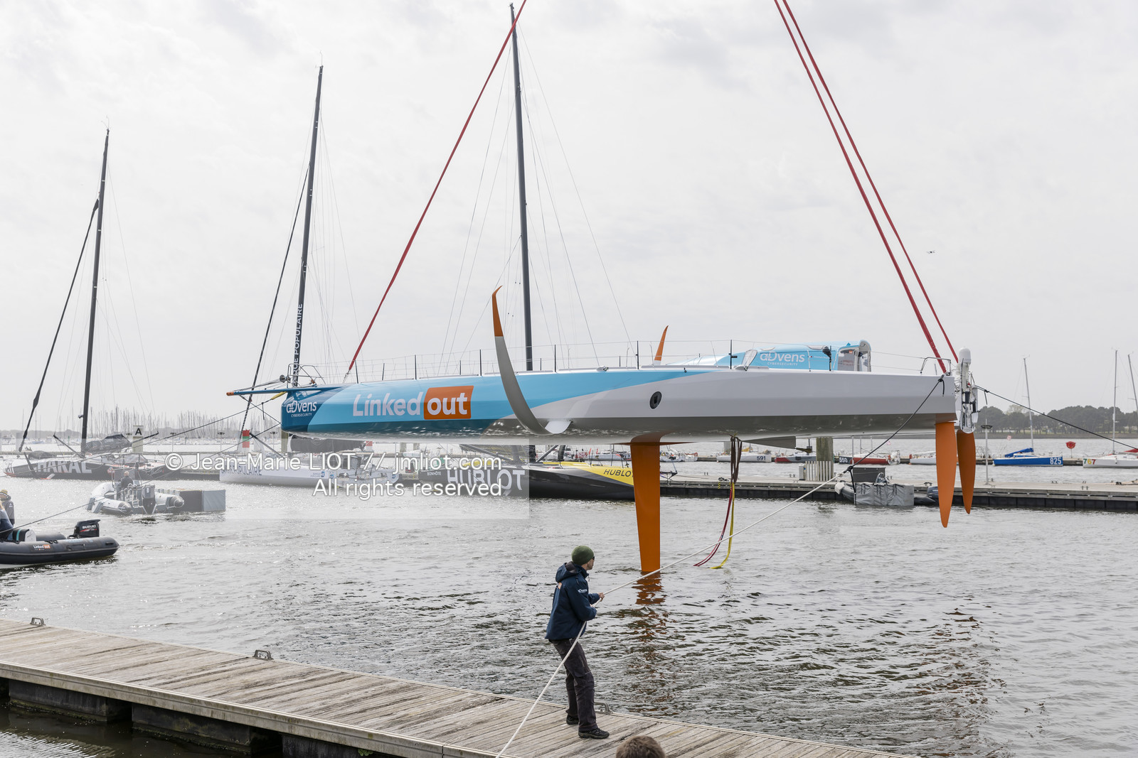 THOMAS RUYANT 2022 - MISE A L’EAU IMOCA LINKEDOUT