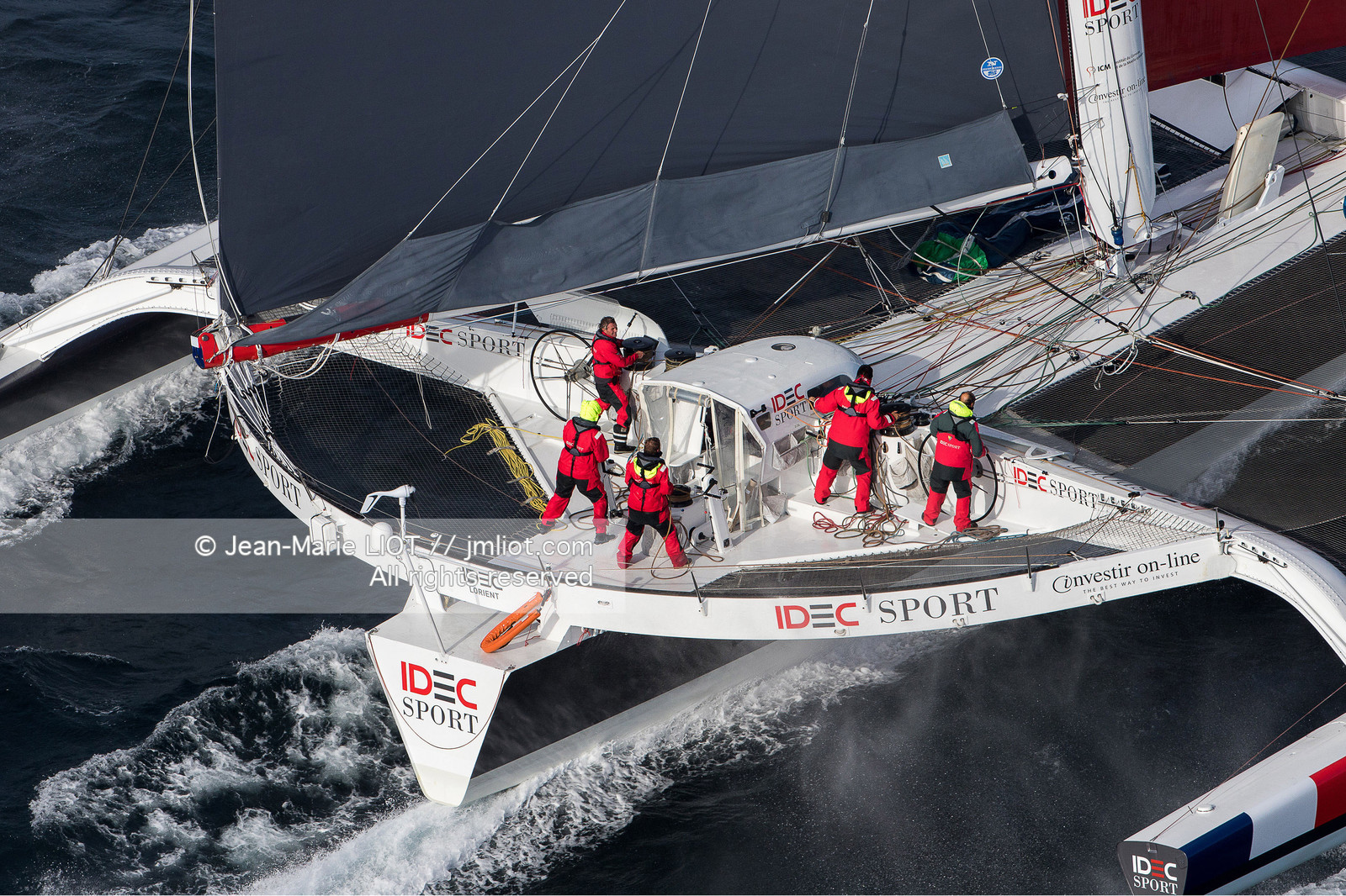 MAXI TRIMARAN IDEC SPORT 2015 - BANQUE D'IMAGES
