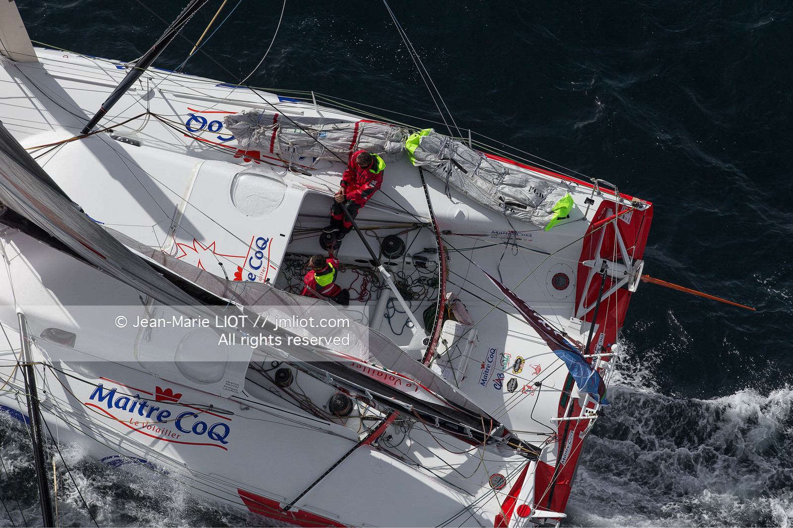 IMOCA MAITRE COQ - JEREMIE BEYOU.