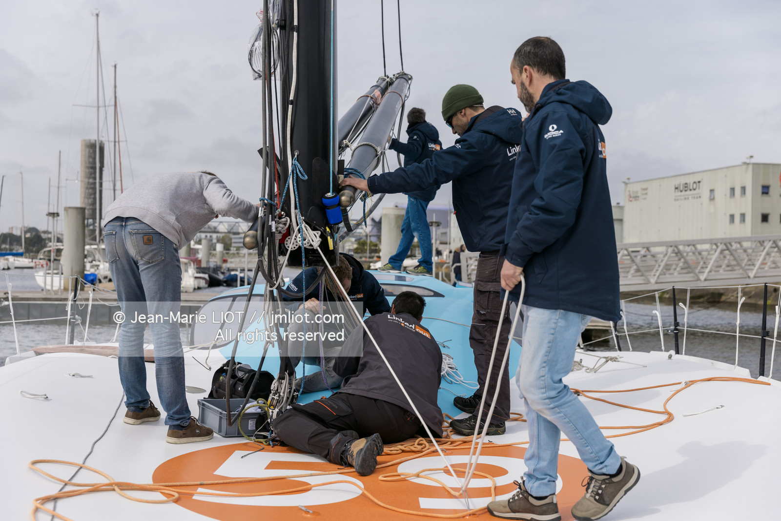 THOMAS RUYANT 2022 - MISE A L’EAU IMOCA LINKEDOUT