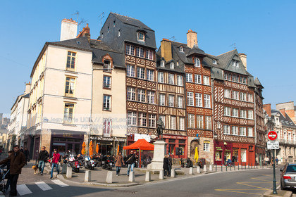 France, Bretagne, ile et vilaine monuments et visite de la ville de rennes. Photo © Jean-Marie Liot.