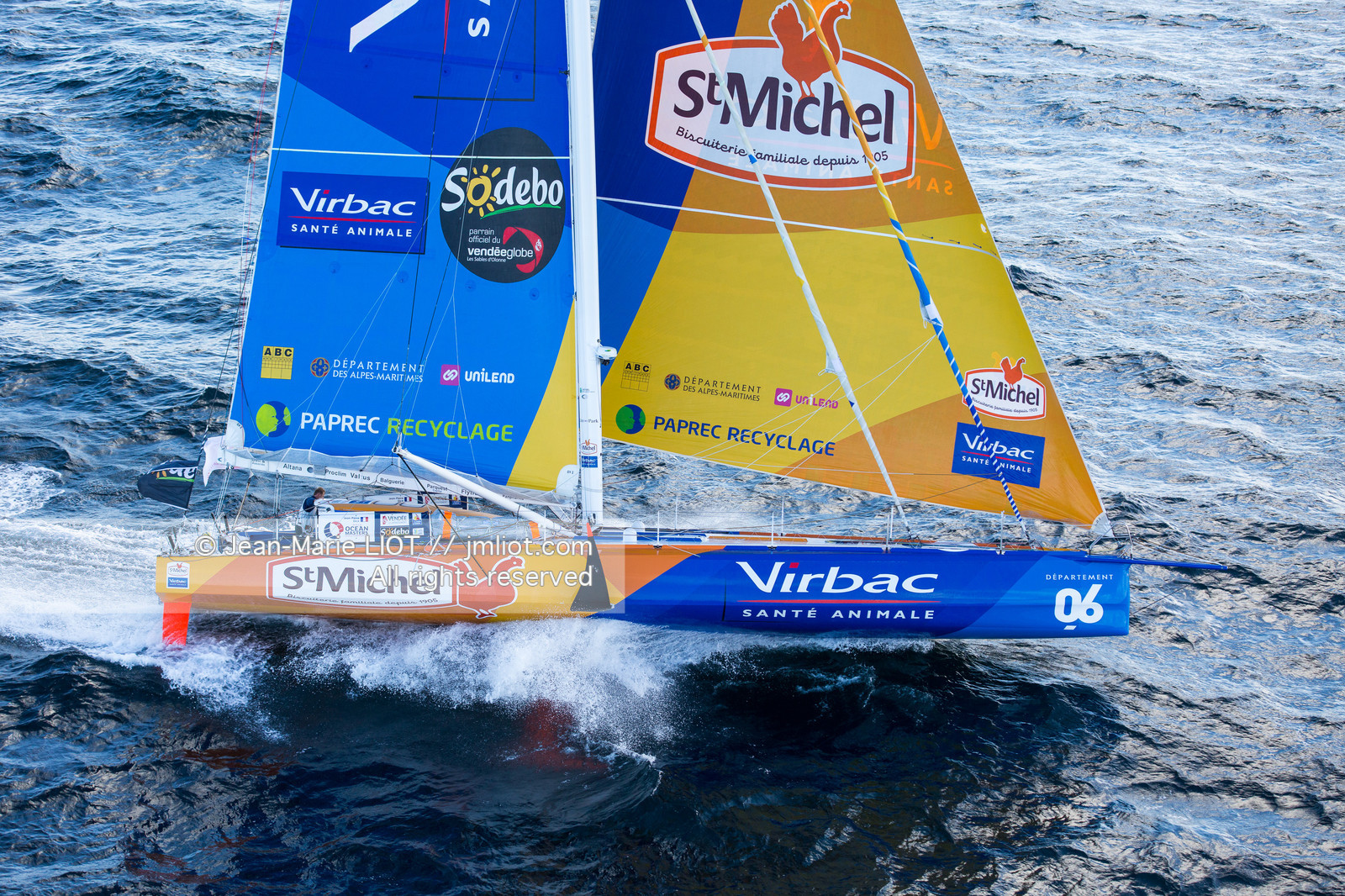 DEPART DU VENDEE GLOBE 2016-2017.