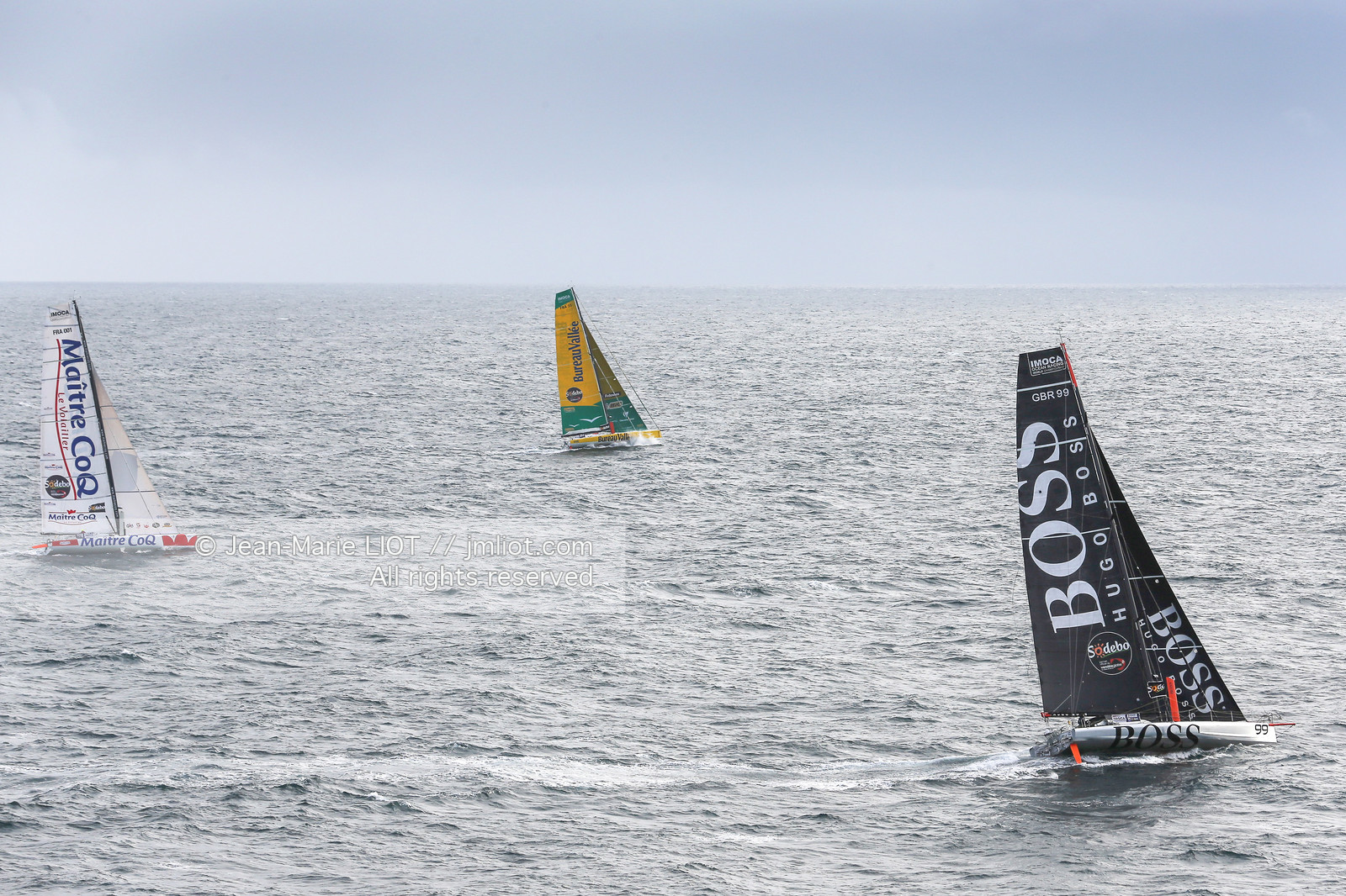 VENDEE GLOBE 2012-2013 - DEPART- JEAN-MARIE LIOT DPPI