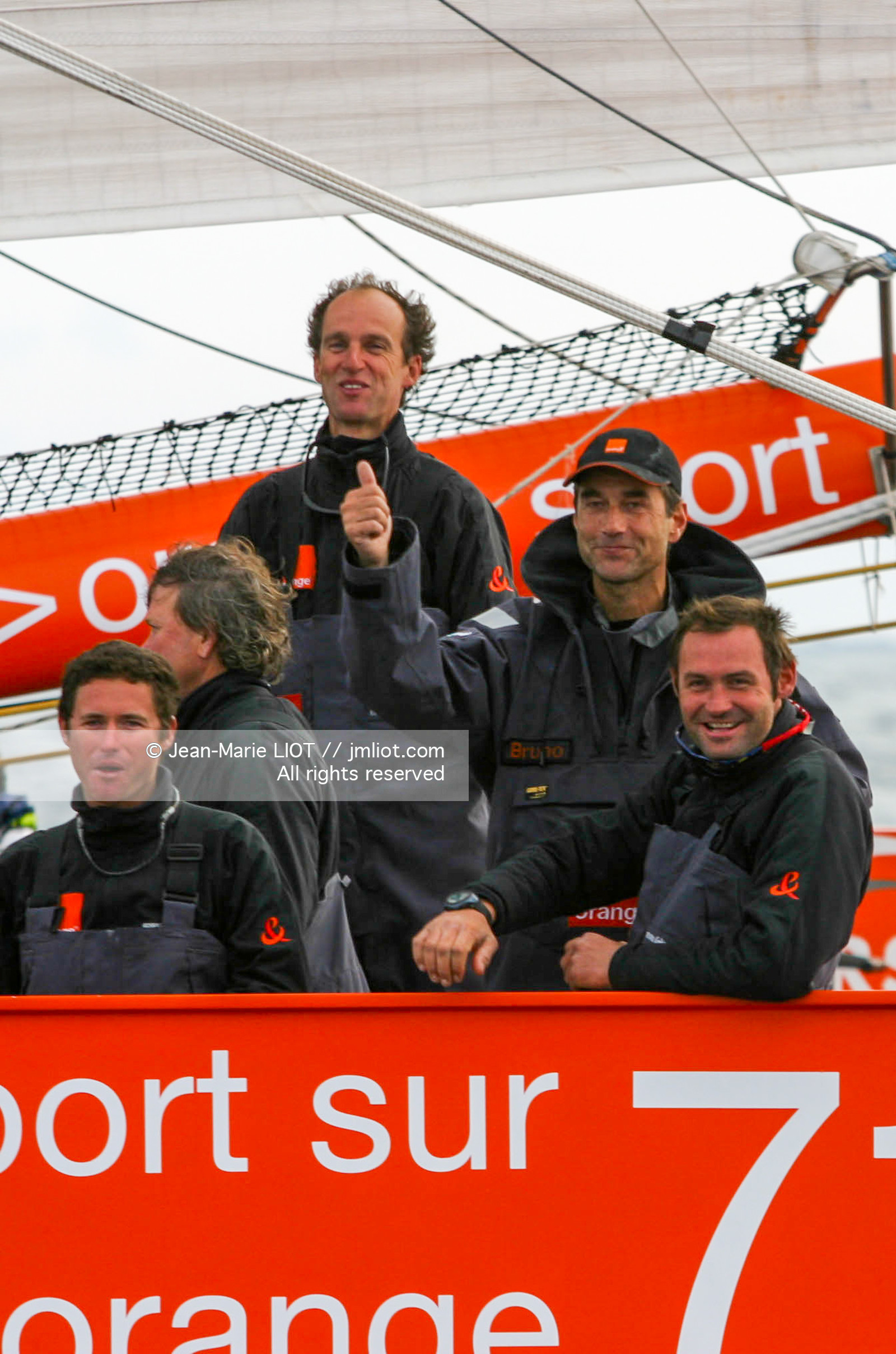 ARRIVEE ORANGE 2 BRUNO PEYRON