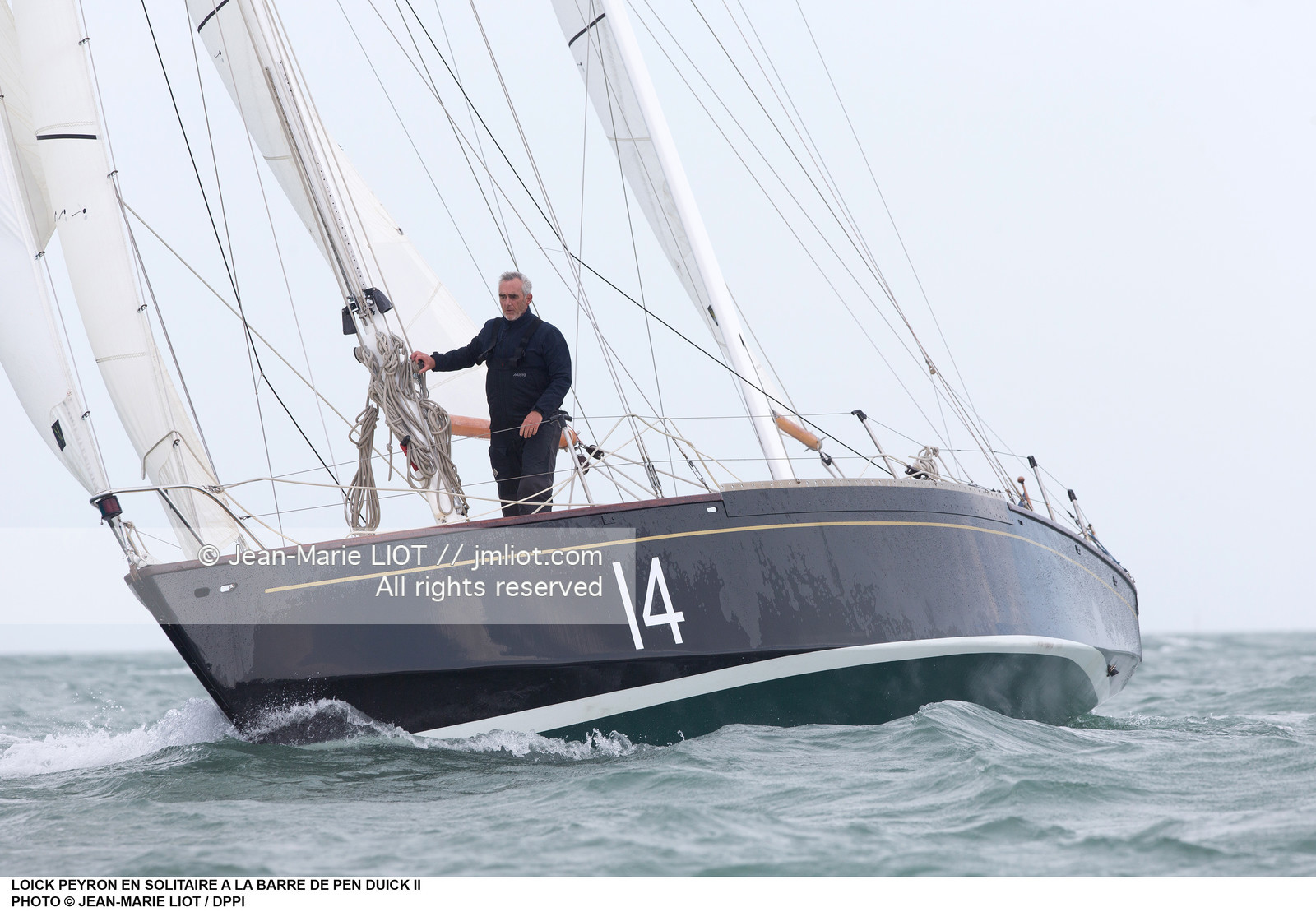 LOICK PEYRON A BORD DE PEN DUICK II