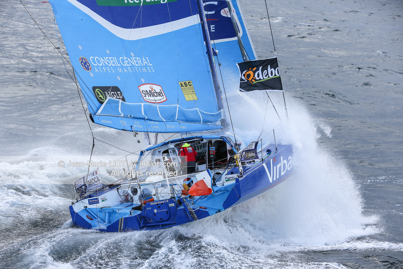 VENDEE GLOBE 2012-2013 - DEPART- JEAN-MARIE LIOT DPPI