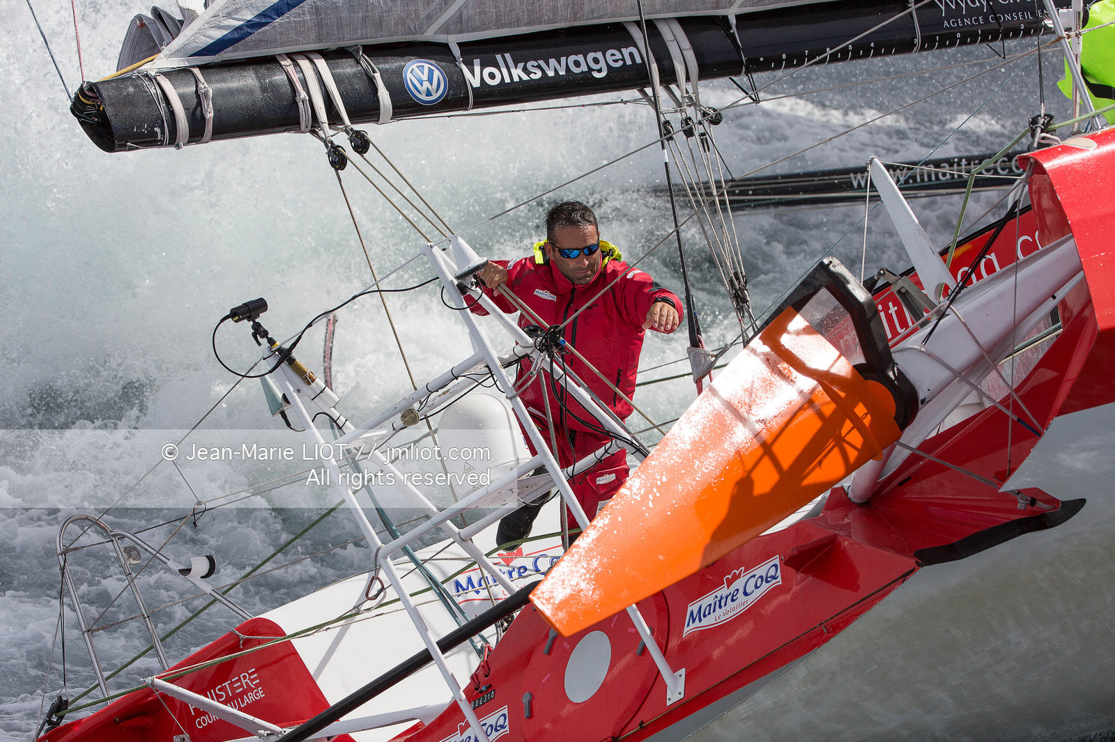 IMOCA MAITRE COQ - JEREMIE BEYOU.