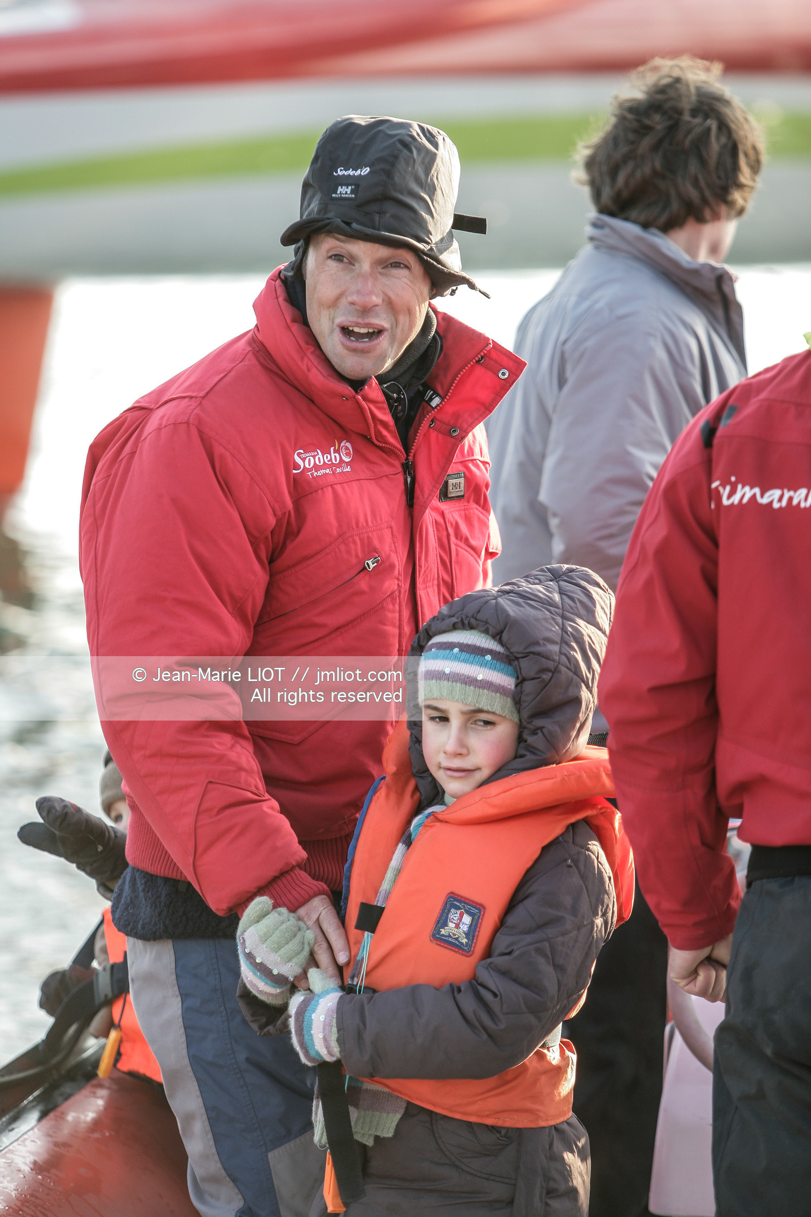 MAXI TRIMARAN SODEBO - THOMAS COVILLE - RECORD TOUR DU MONDE EN SOLITAIRE..