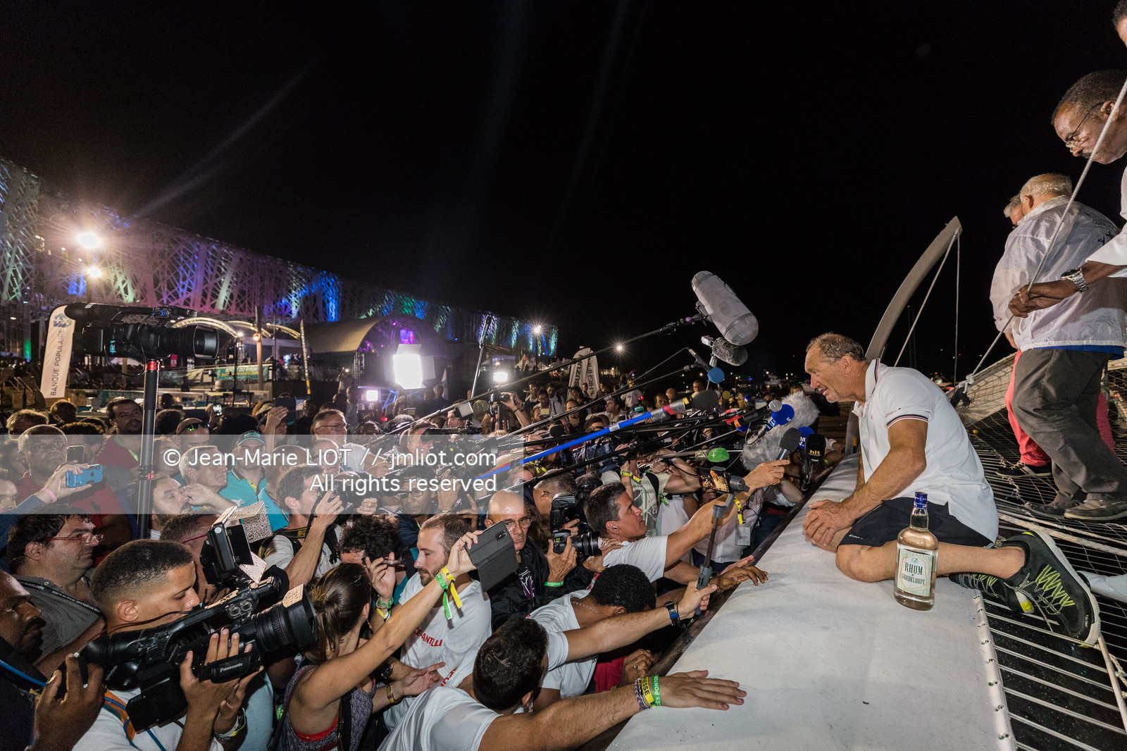 FRANCIS JOYON - ROUTE DU RHUM 2018 - ARRIVEE