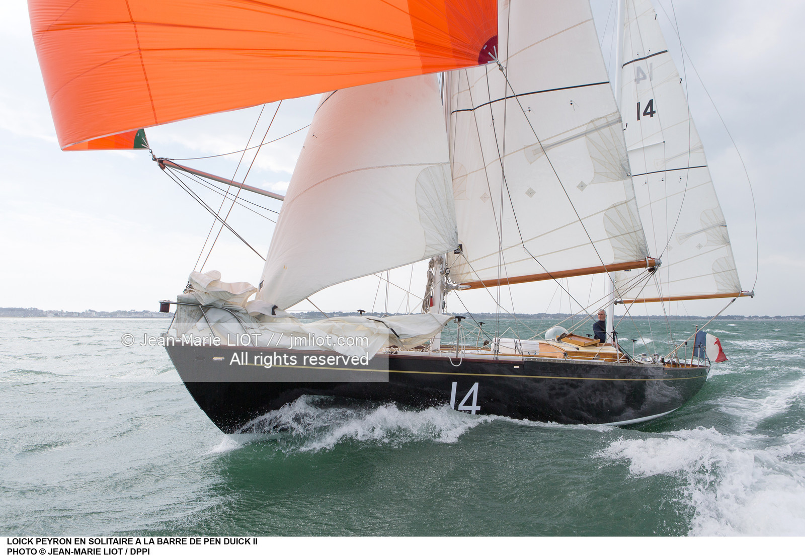 LOICK PEYRON A BORD DE PEN DUICK II