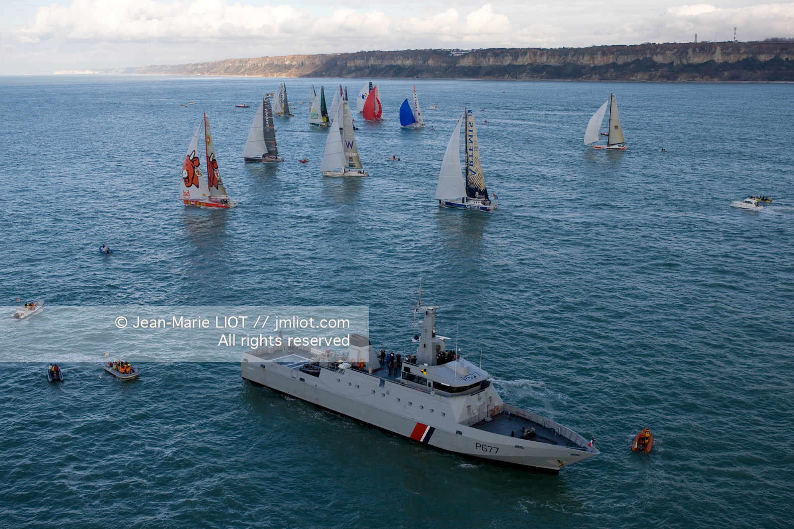 DEPART DE LA TRANSAT JACQUES VABRE.