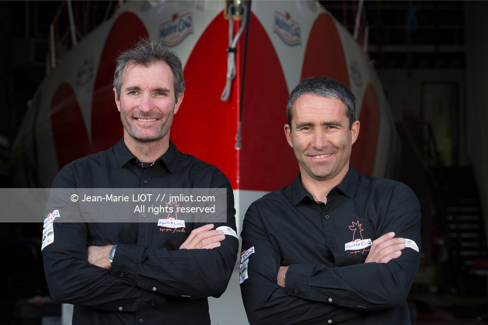Lorient le 18 mai 2015, Jérémie Beyou a l'entrainement..saison 2015