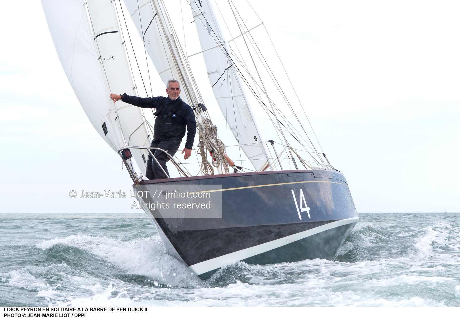 LOICK PEYRON A BORD DE PEN DUICK II
